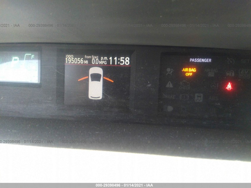 TOYOTA PRIUS C JTDKDTB36C1017194