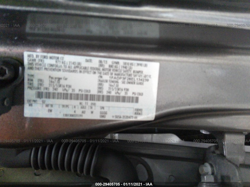 FORD FOCUS 1FADP3F28EL134239