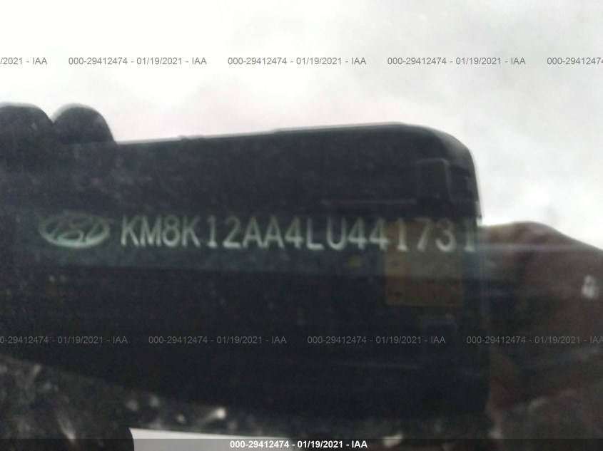 HYUNDAI KONA KM8K12AA4LU441731