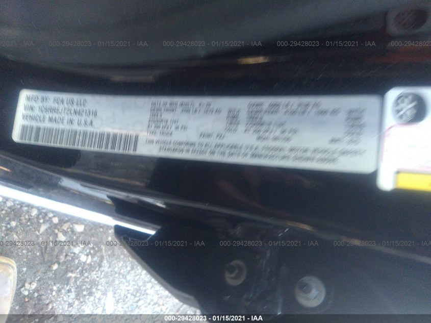 RAM 1500 1C6RREJT2LN421316