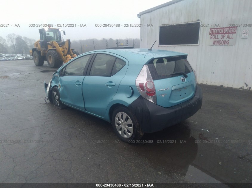 TOYOTA PRIUS C JTDKDTB3XE1070337