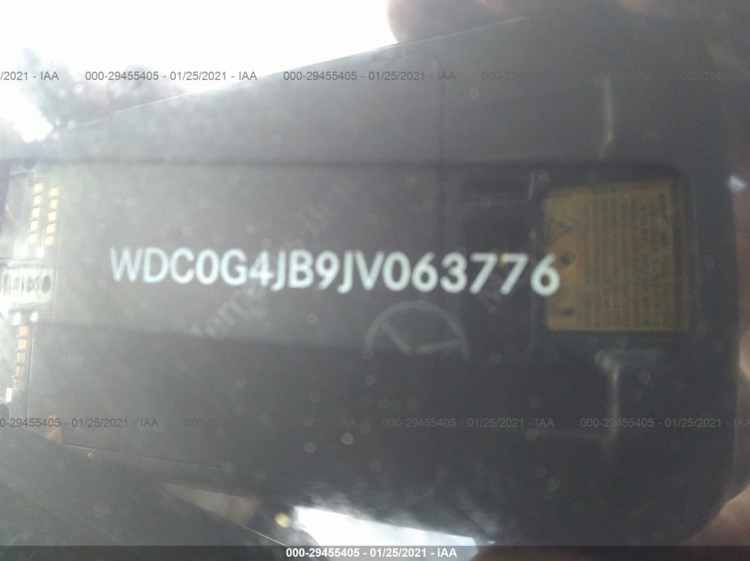MERCEDES-BENZ GLC WDC0G4JB9JV063776