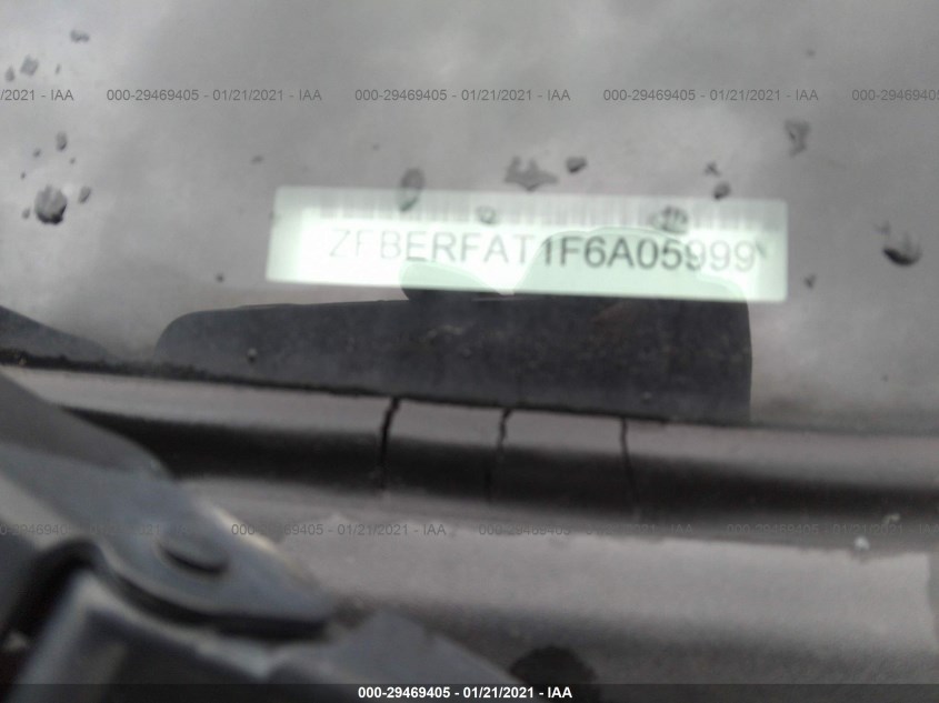 RAM PROMASTER CITY CARGO VAN ZFBERFAT1F6A05999