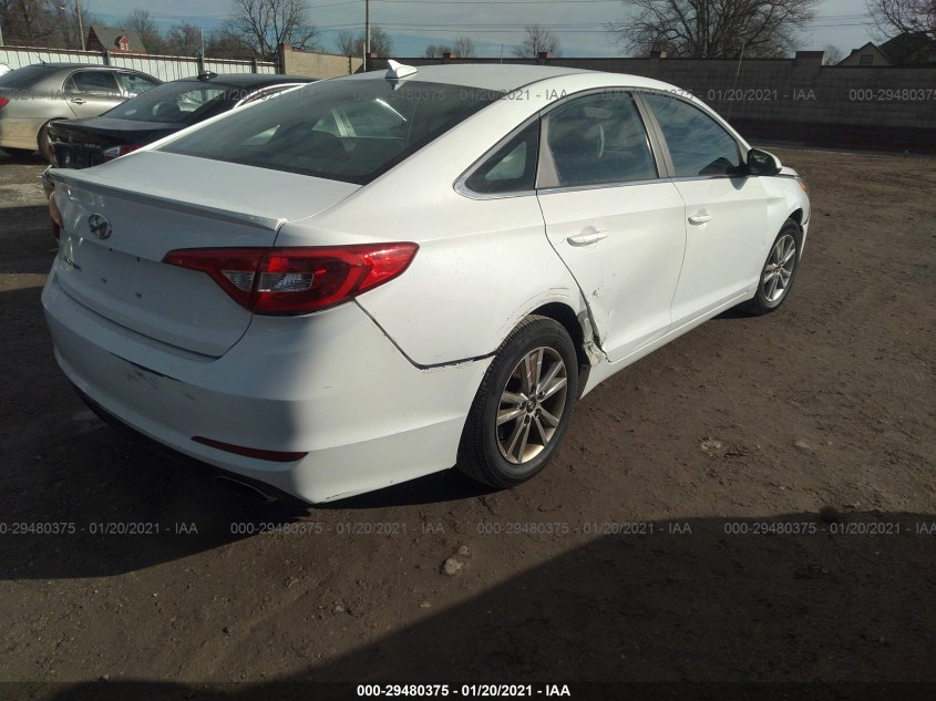 HYUNDAI SONATA 5NPE24AF4FH125797