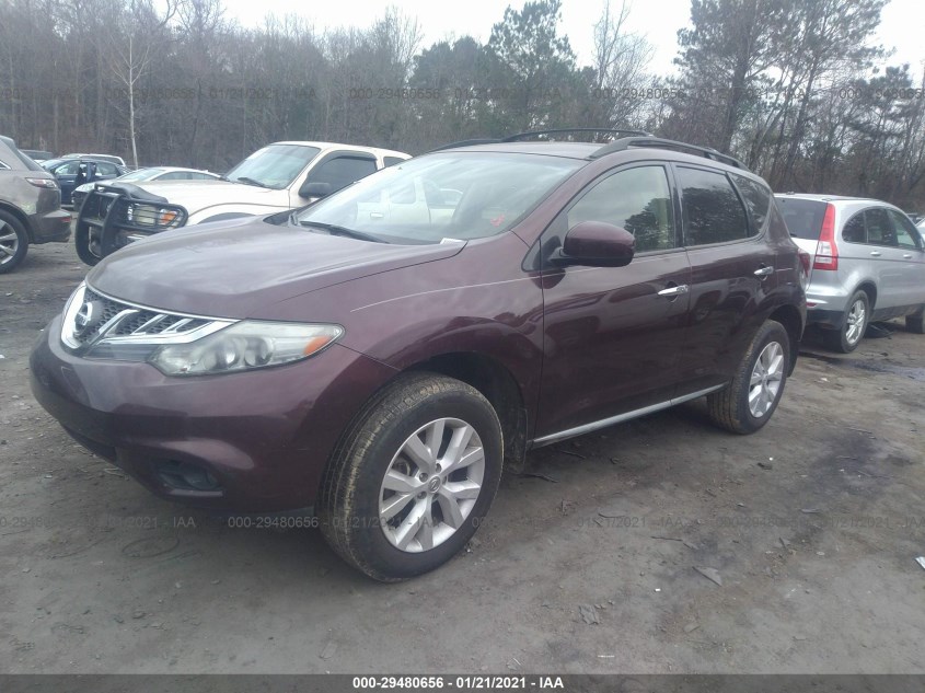 NISSAN MURANO JN8AZ1MU5EW410718