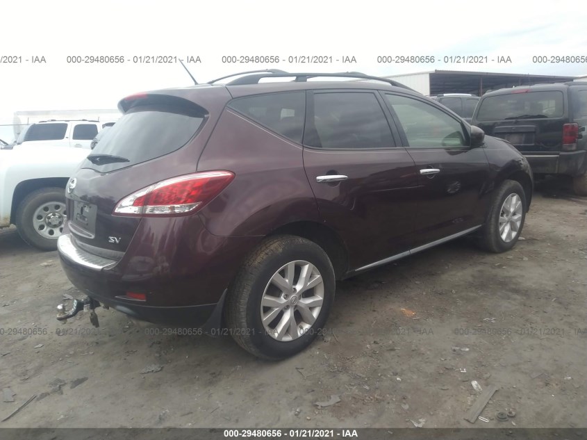 NISSAN MURANO JN8AZ1MU5EW410718