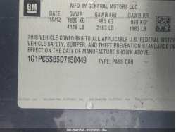 CHEVROLET CRUZE 1G1PC5SB5D7150449