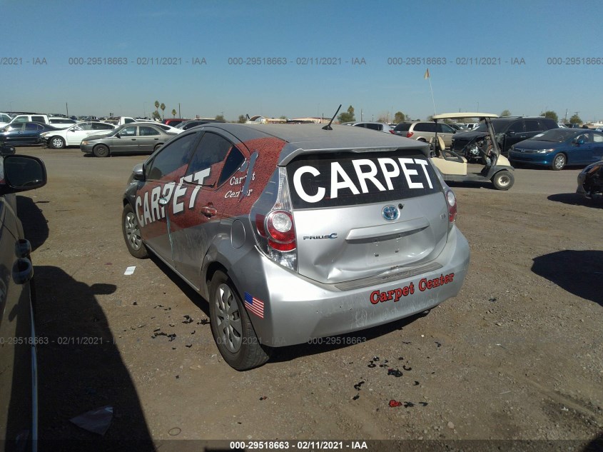 TOYOTA PRIUS C JTDKDTB38D1043989