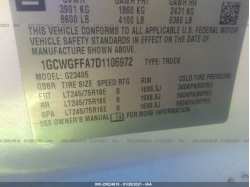 CHEVROLET EXPRESS CARGO VAN 1GCWGFFA7D1106972