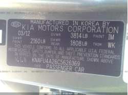 KIA FORTE KNAFU4A26C5626369