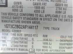 GMC SIERRA 2500HD 1GT3CZBG2AF144117