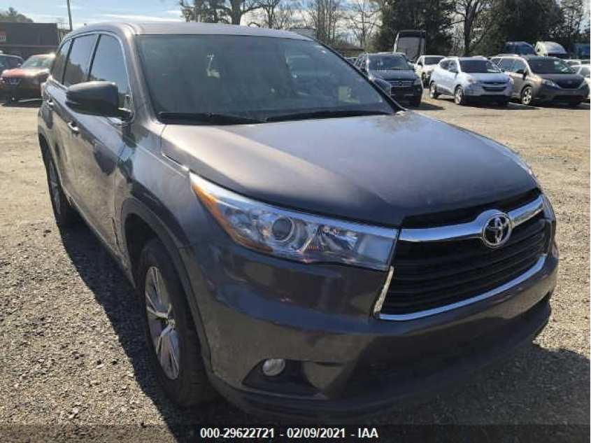 TOYOTA HIGHLANDER 5TDZKRFH8GS122650