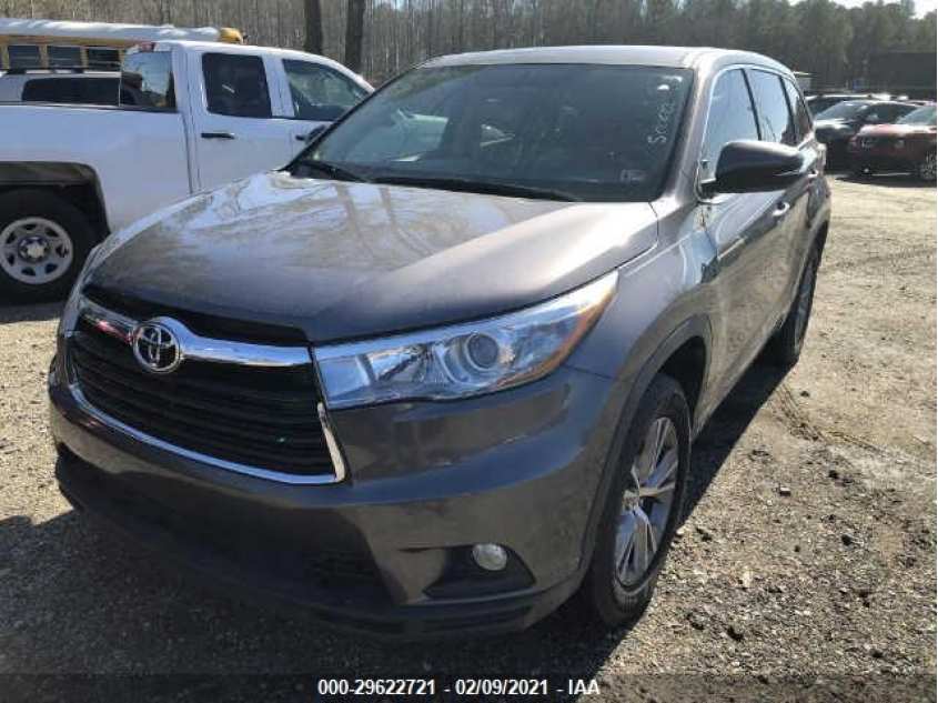 TOYOTA HIGHLANDER 5TDZKRFH8GS122650