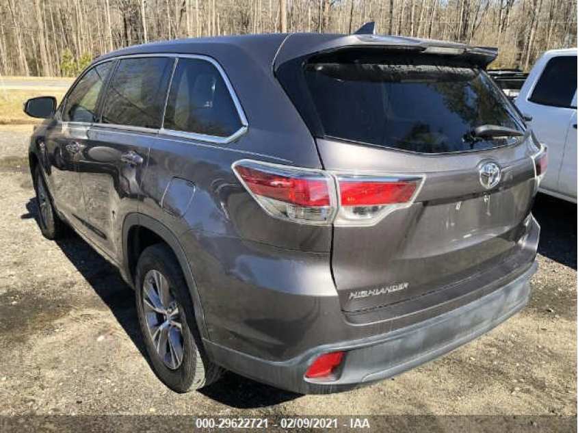 TOYOTA HIGHLANDER 5TDZKRFH8GS122650