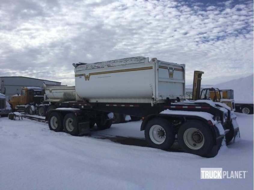 Kenworth T800 6x4 Tri/A Dump Truck w/ 1994 Reliance Quad/A Transfer Trailer 1NKDXBEX61R882821