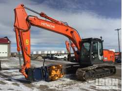 Hitachi ZX210LC-3 Track Excavator w/ Pile Hammer/Extractor HCMBFF00K002XXXXX