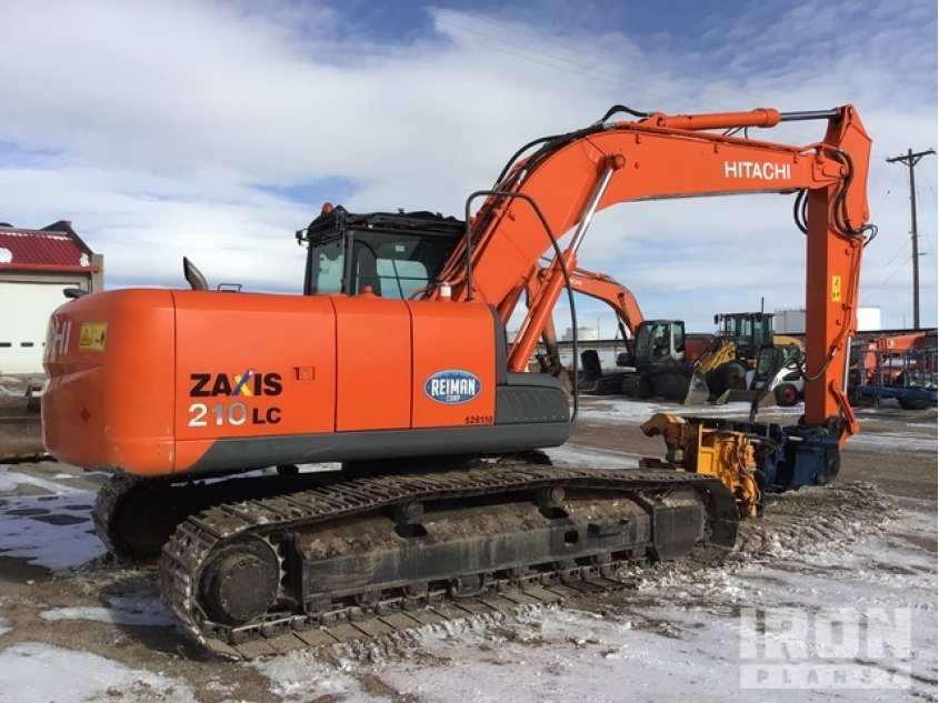 Hitachi ZX210LC-3 Track Excavator w/ Pile Hammer/Extractor HCMBFF00K002XXXXX