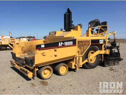 Cat AP1000D Wheel Asphalt Paver CATAP100TEAD00161